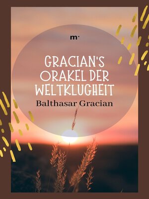 cover image of Gracians Orakel der Weltklugheit